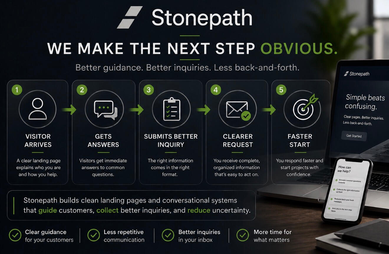 Make the next step obvious